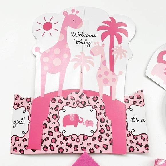 It's A Girl / Welcome Baby baby shower decorations - Picture 2 of 5